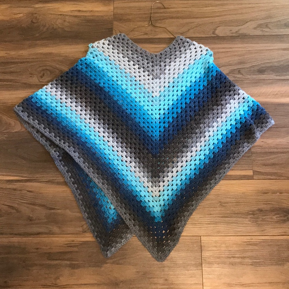 HANDMADE crochet poncho